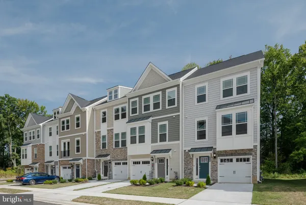a front view of a building with street view