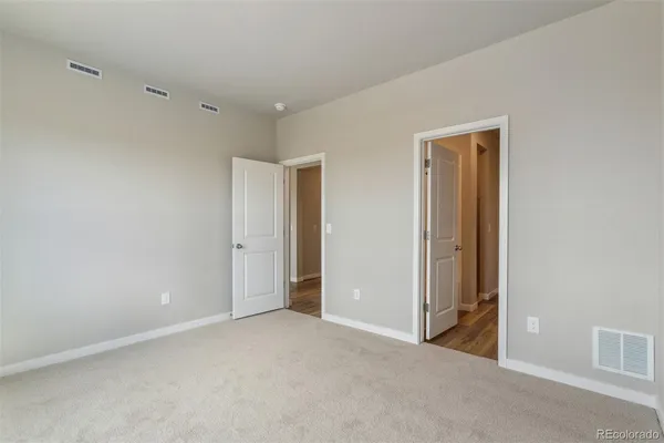 a view of an empty room