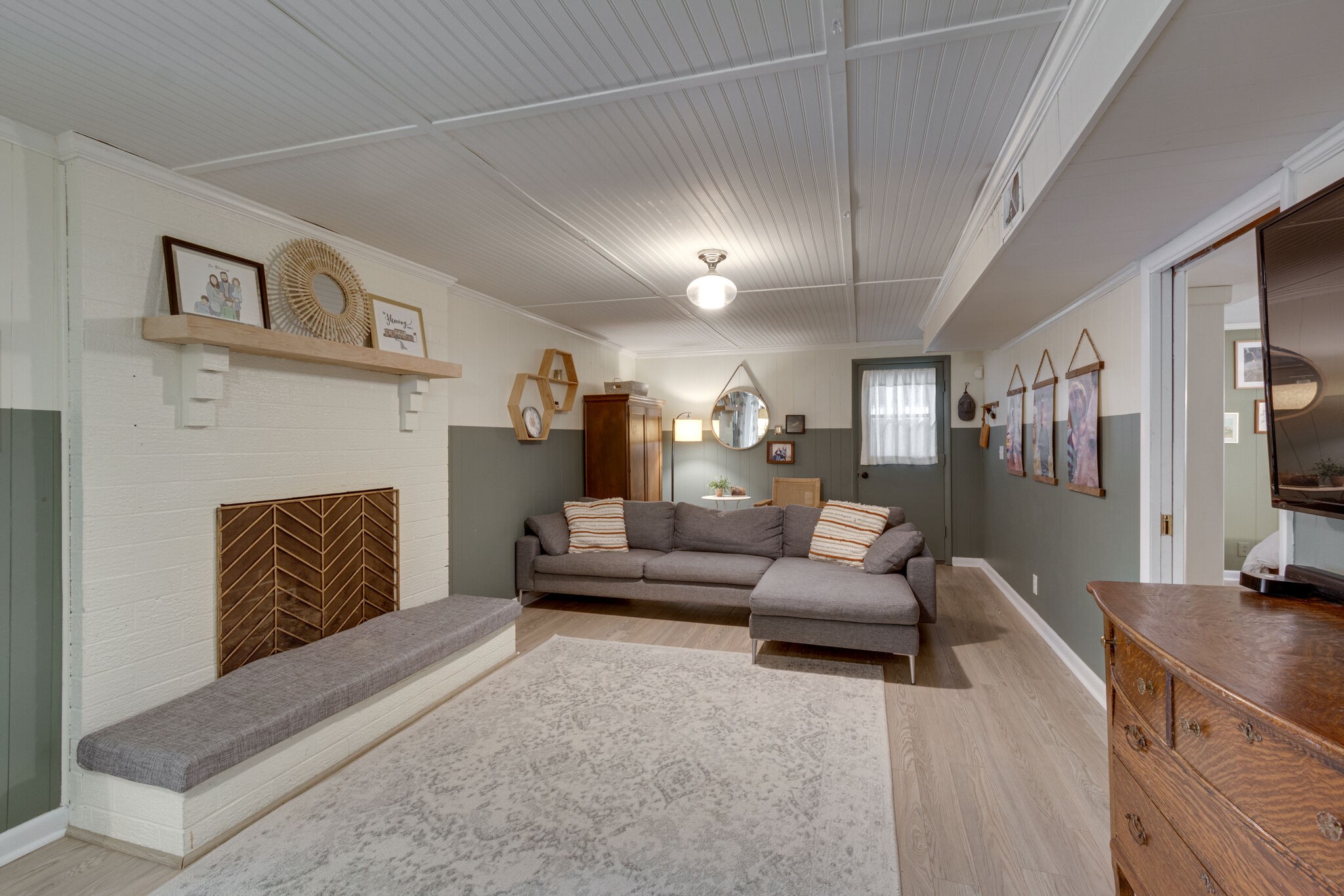 1202 Raleigh Court Murfreesboro, TN 37130 - Photo 15 of 34 a living room with furniture and a fireplace