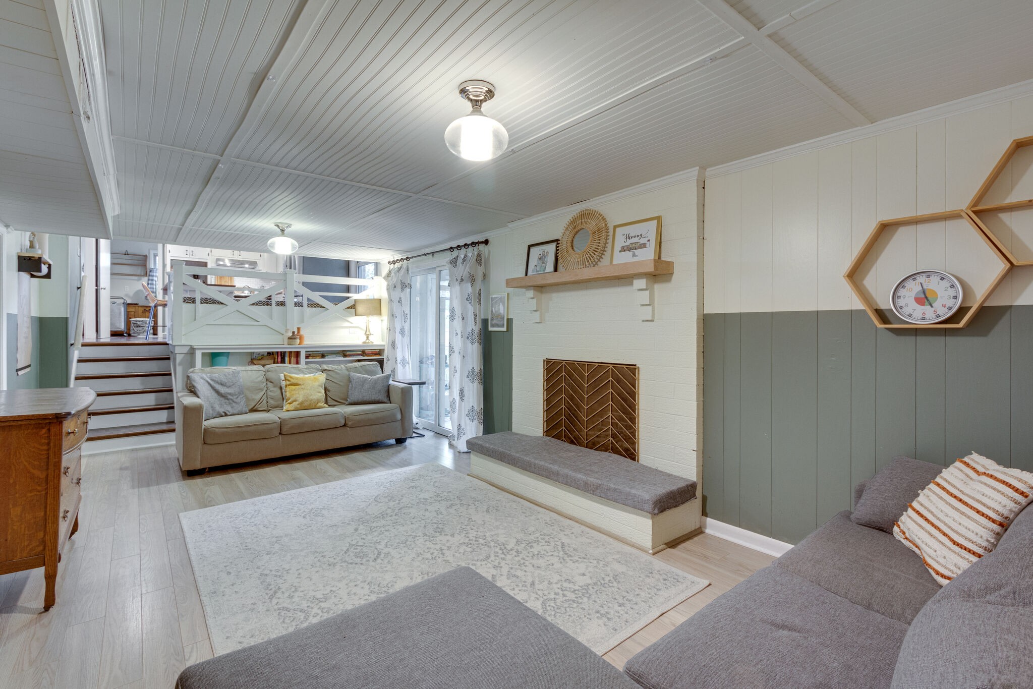 1202 Raleigh Court Murfreesboro, TN 37130 - Photo 17 of 34 a living room with furniture and a fireplace