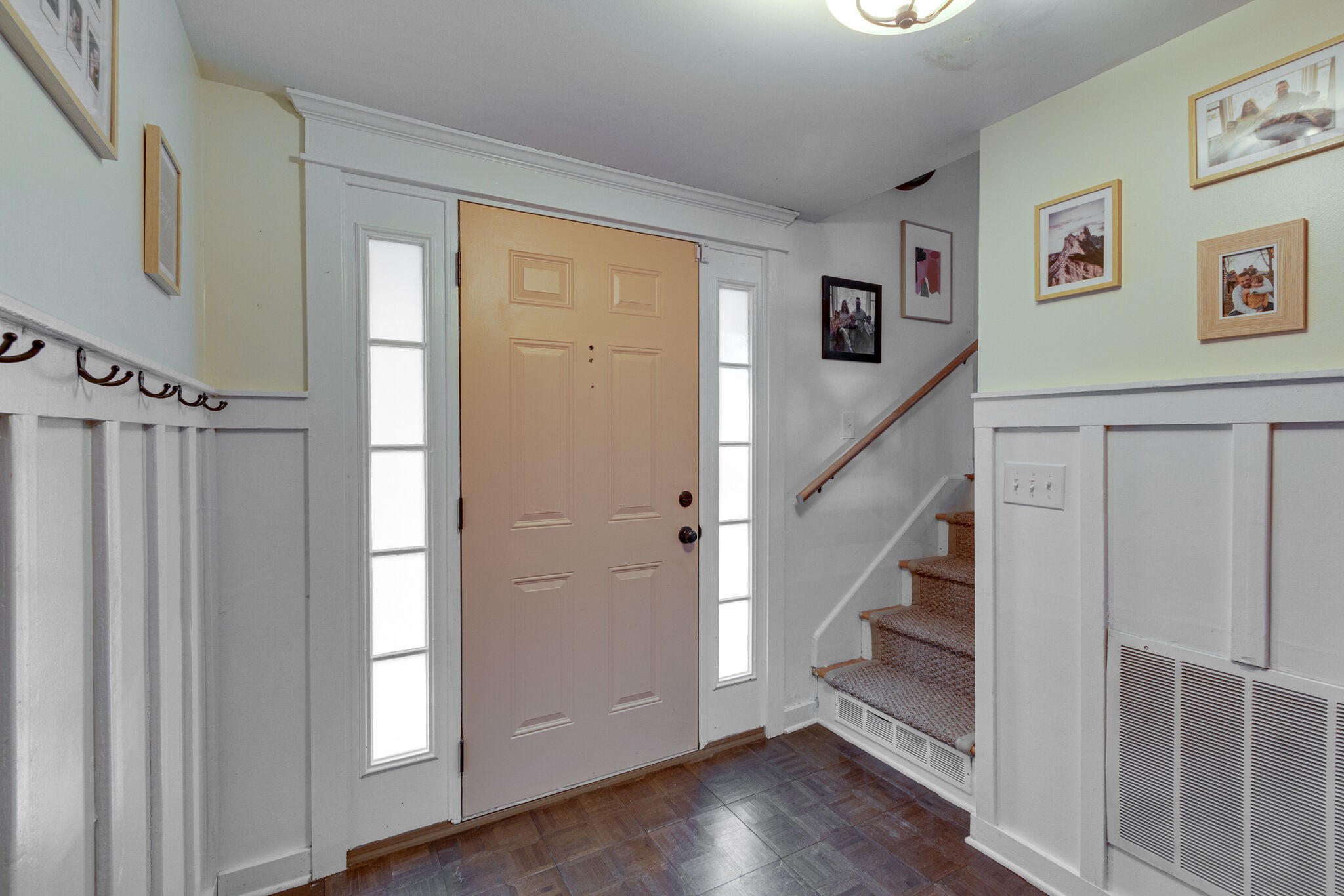 1202 Raleigh Court Murfreesboro, TN 37130 - Photo 6 of 34 a view of entryway with stairs and wooden floor