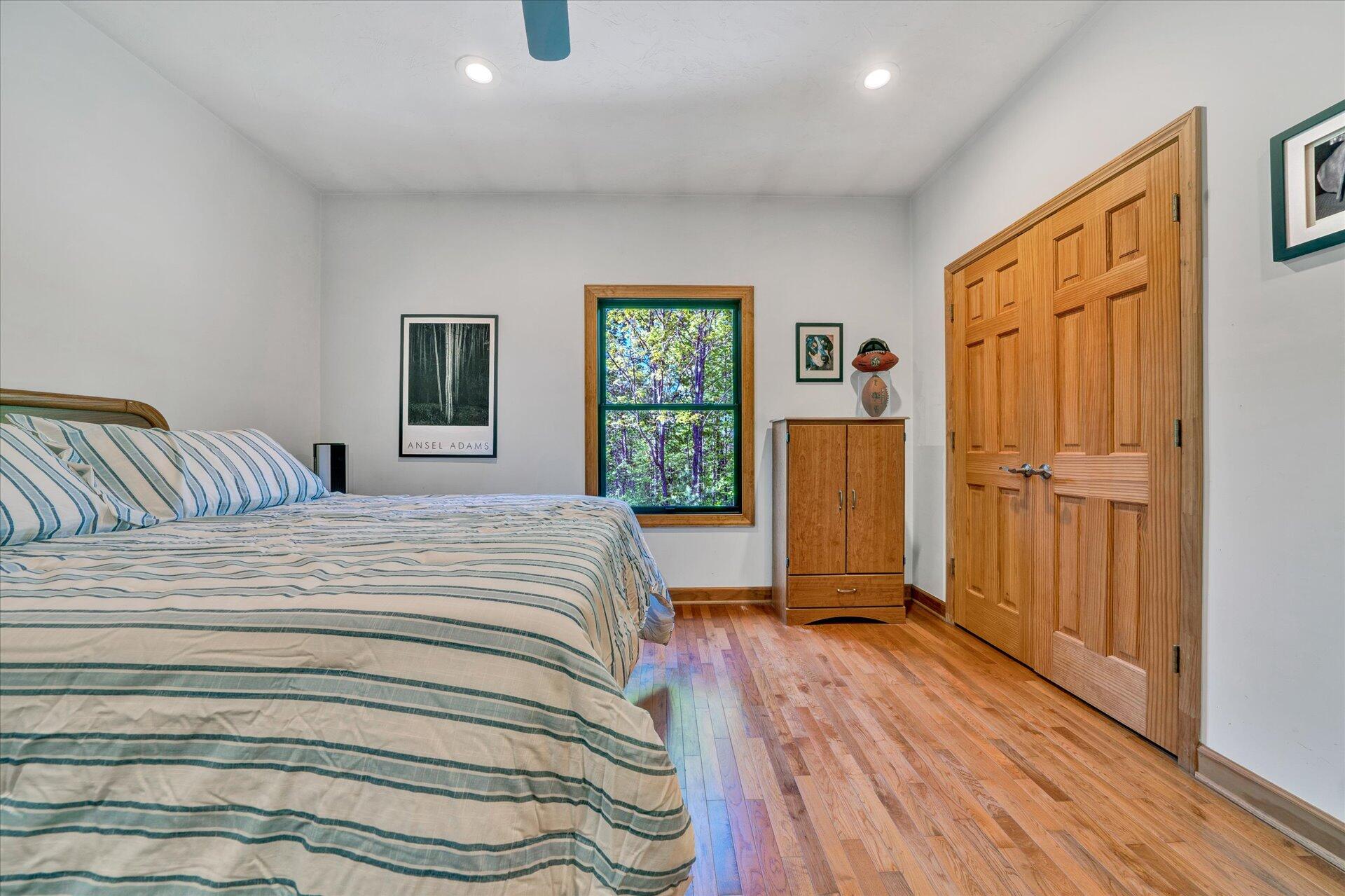 4939 Wade Road Roanoke, VA 24018 - Photo 39 of 57 a bedroom with a bed and a window