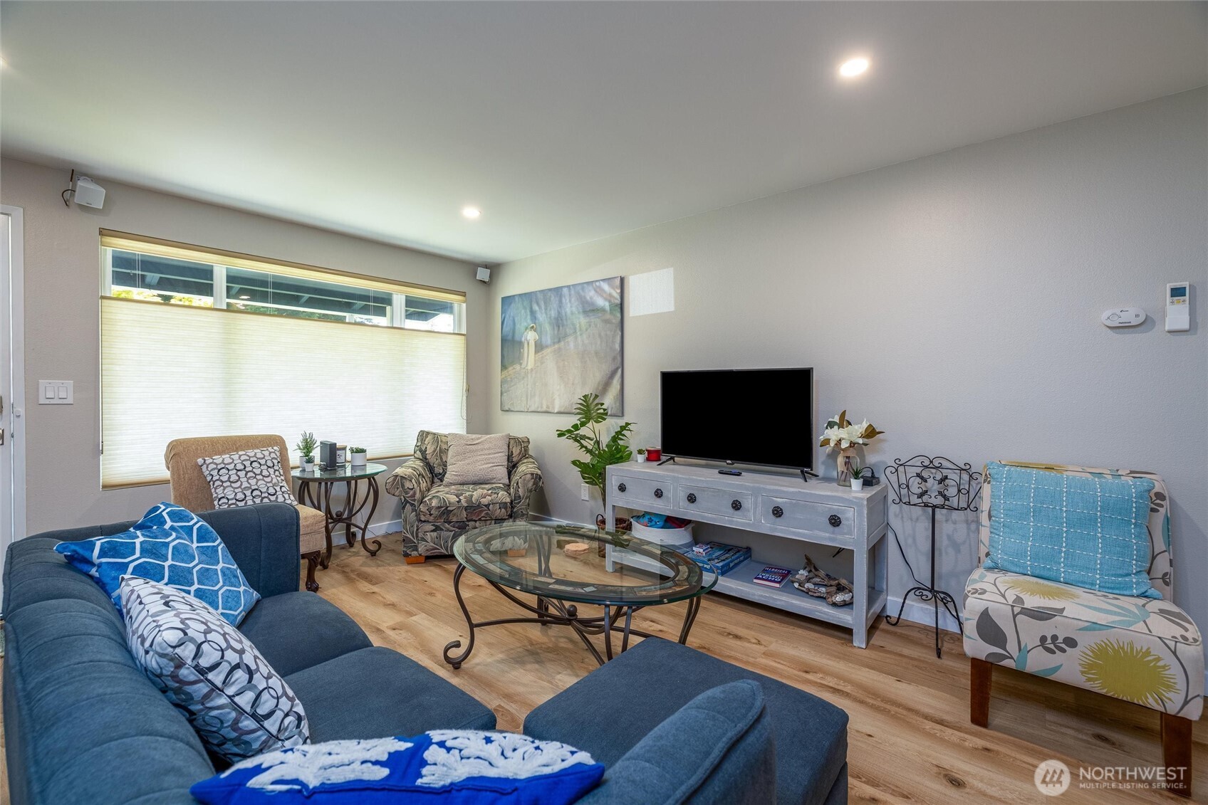 3456 Emma Road Bellingham, WA 98226 - Photo 6 of 32 a living room with furniture and a flat screen tv
