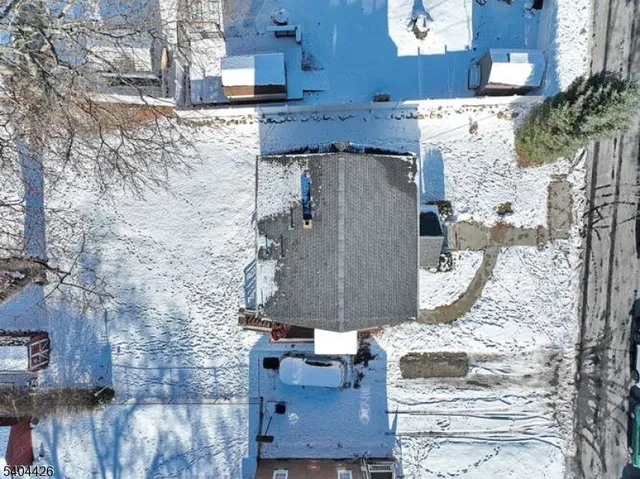 a front view of a house with a patio