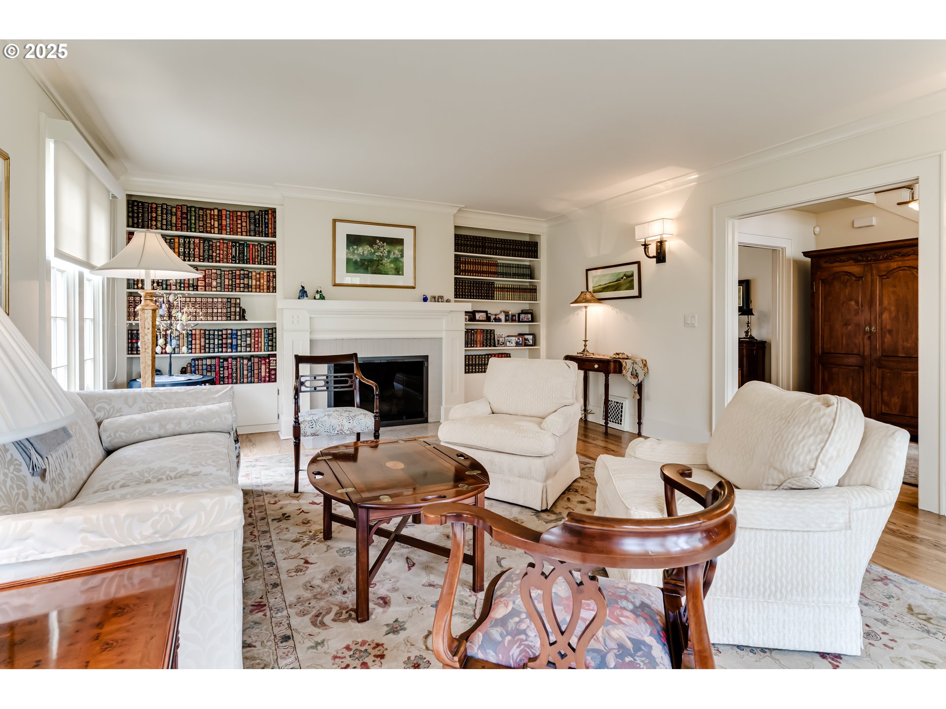 1976 University Street Eugene, OR 97403 - Photo 4 of 36 a living room with furniture and a fireplace