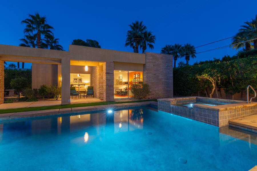 630 North Cahuilla Road Palm Springs, CA 92262 - Photo 63 of 65 a view of a swimming pool with an outdoor seating