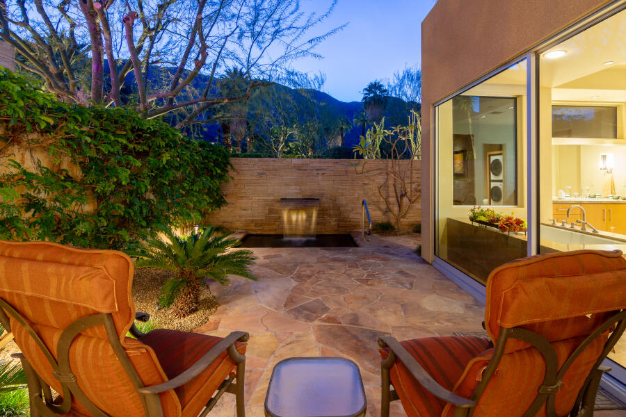630 North Cahuilla Road Palm Springs, CA 92262 - Photo 64 of 65 a backyard of a house with outdoor seating