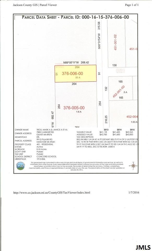 9912 Pulaski Road Hanover, MI 49241 - Photo 35 of 36 Photo 35