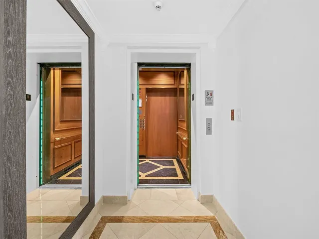 a view of an front door