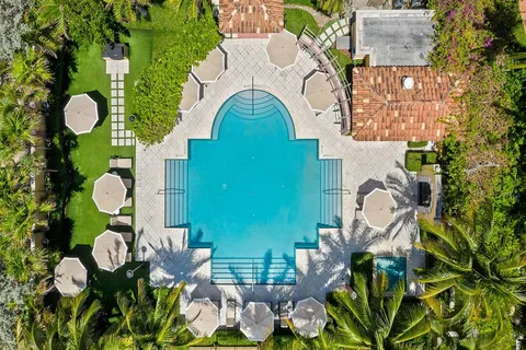 a aerial view of a house