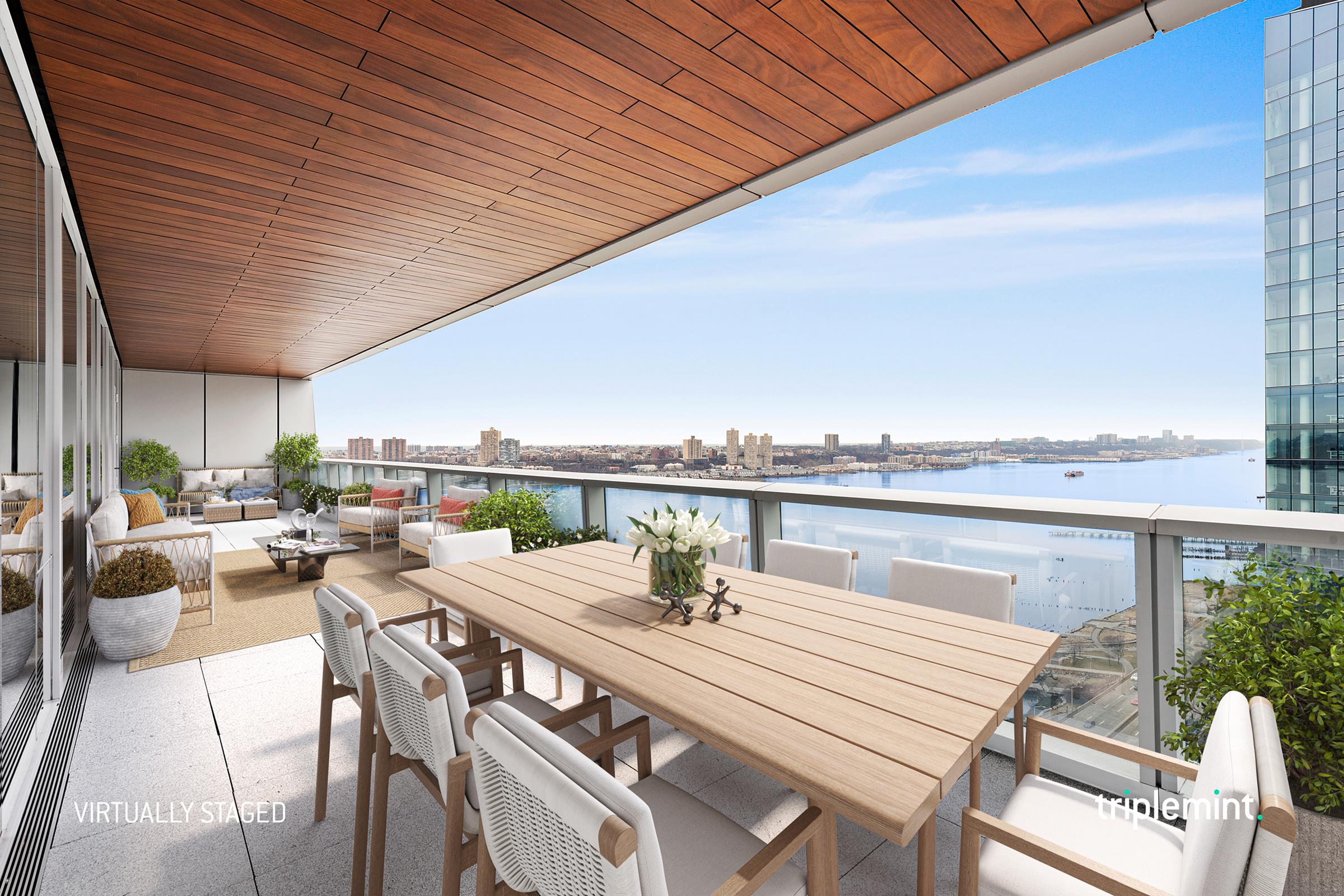 a view of a patio with swimming pool