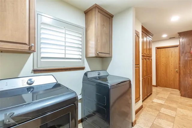 a room with storage and utility