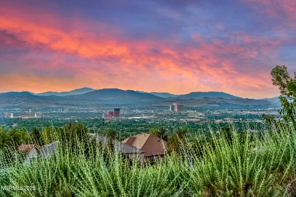 a view of a lush green field