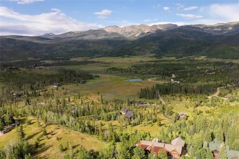 a view of lake and mountain