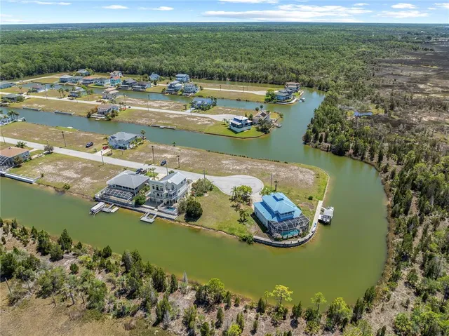 a view of a lake with a mountain