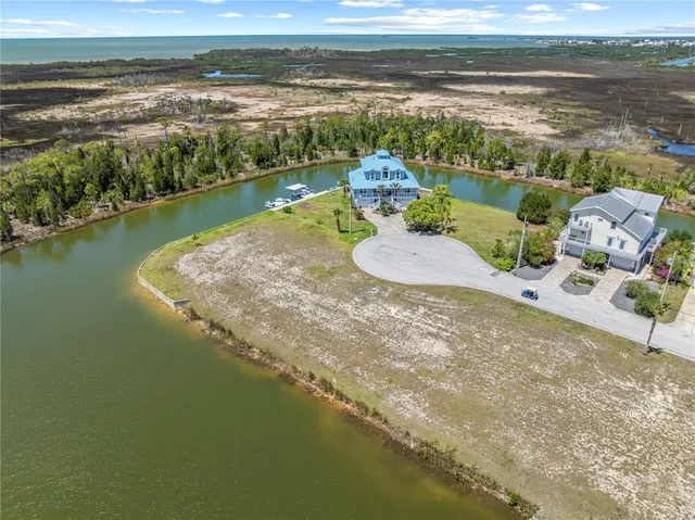 a view of an ocean and beach