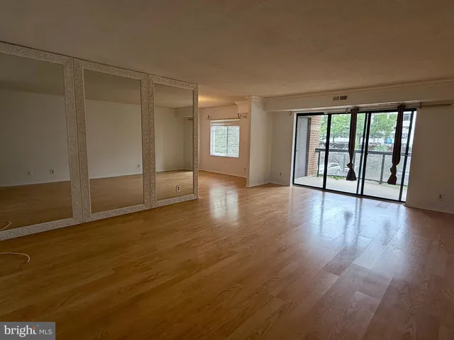 a view of a chandelier in a room