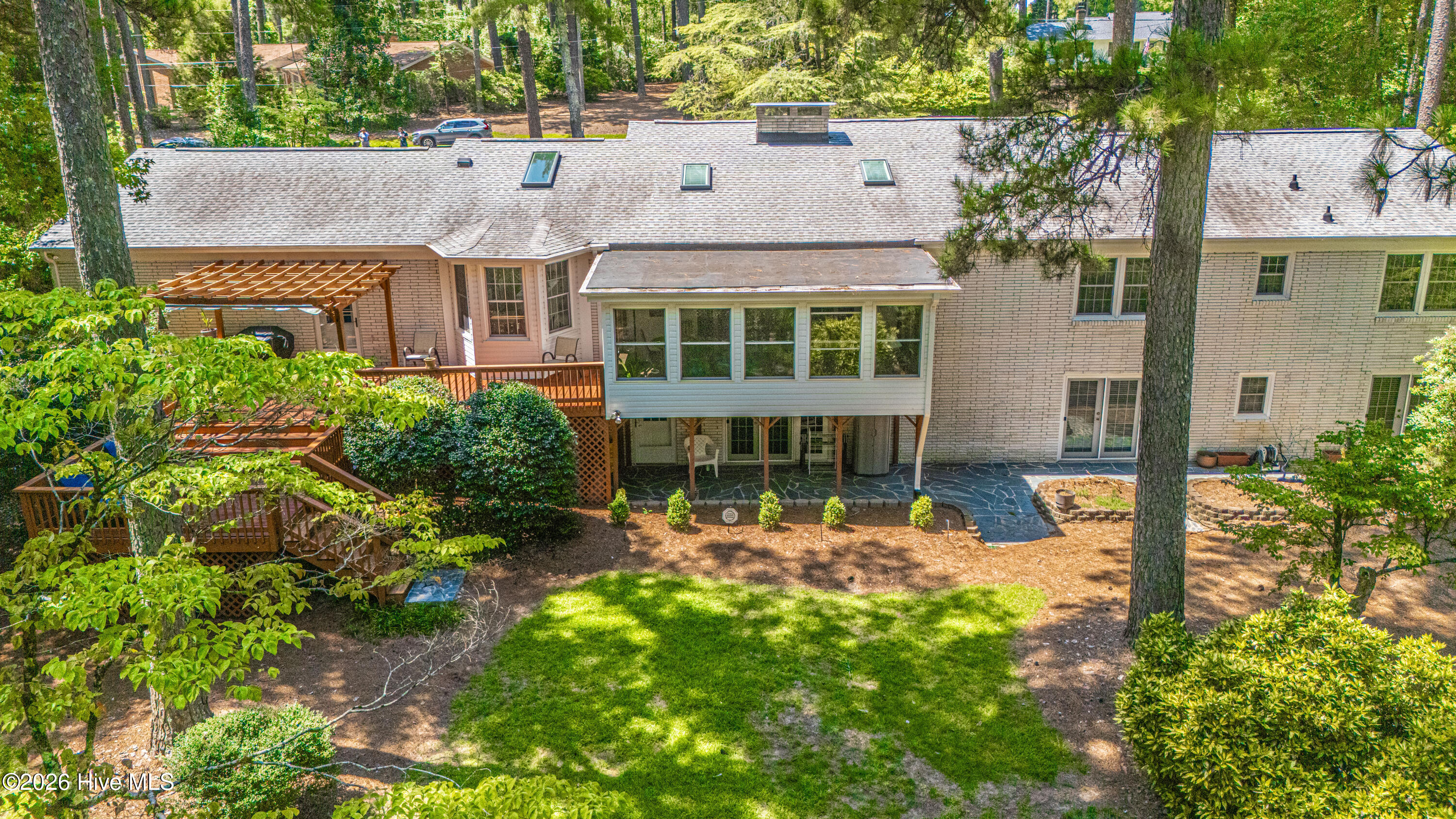 105 Canterbury Road Southern Pines, NC 28387 - Photo 53 of 57 Aerial view back of house
