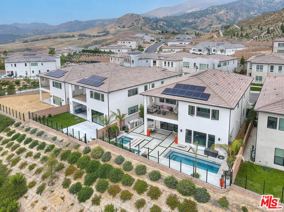 20558 Overlook Court Porter Ranch, CA 91326 - Photo 42 of 48 an aerial view of multiple houses