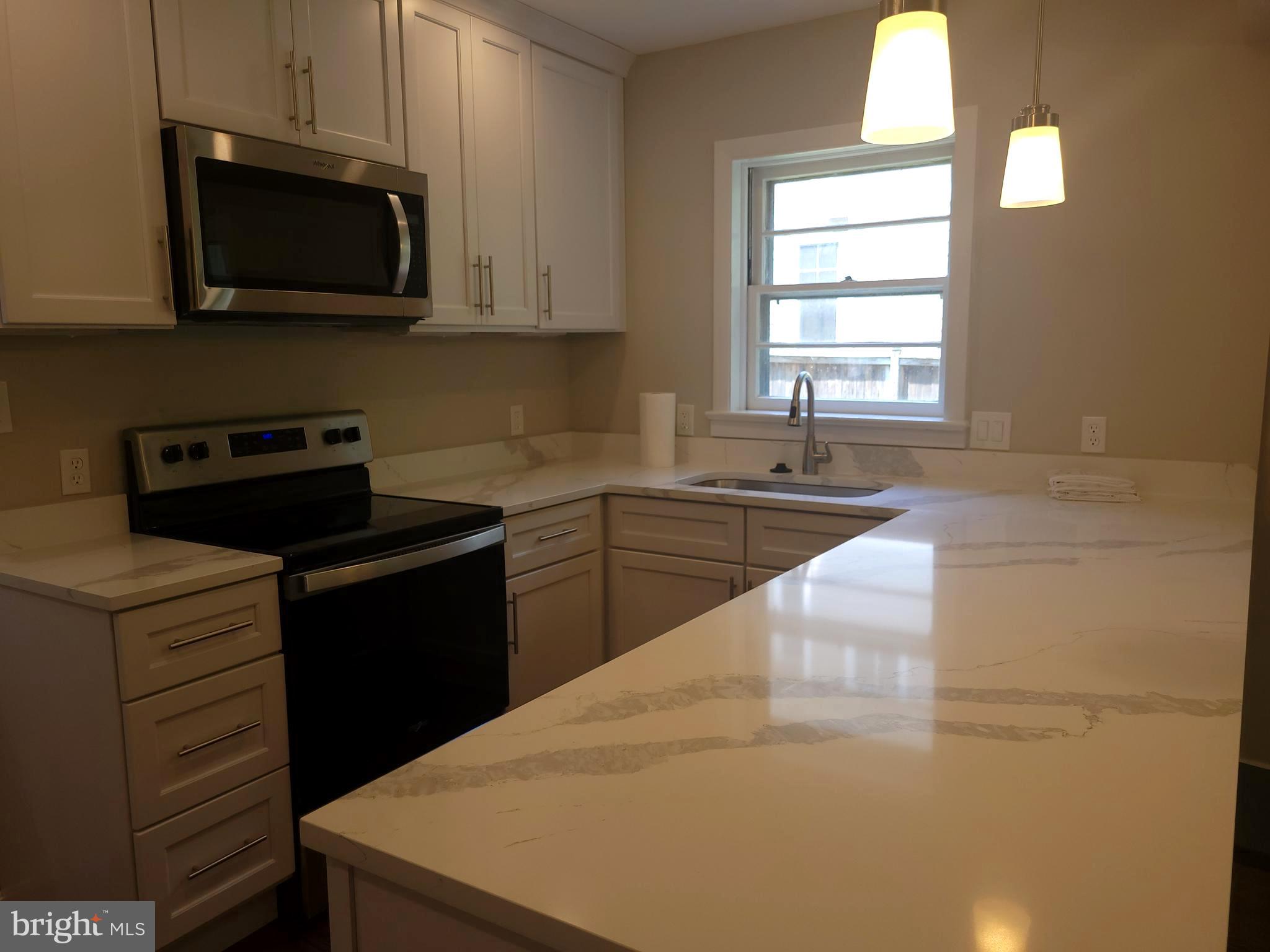 2250 North Quantico Street Arlington, VA 22205 - Photo 9 of 47 a kitchen with a sink and a microwave