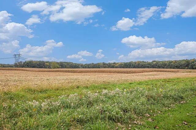 a view of a lake and a houses
