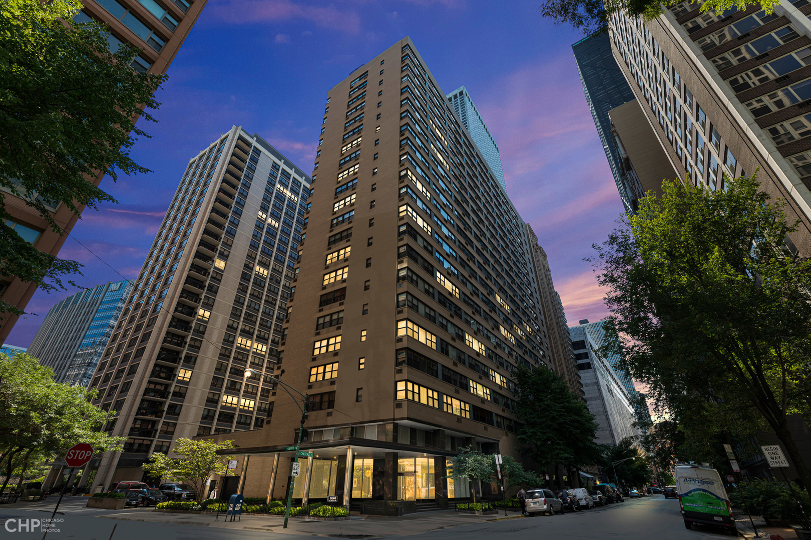 a view of a large building