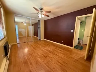 wooden floor in an empty room
