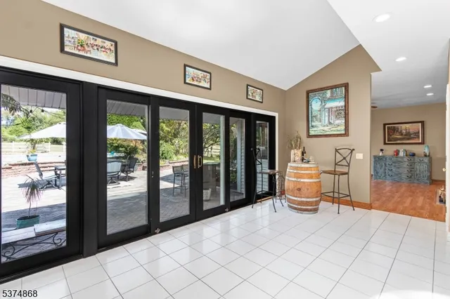 a outdoor space with furniture