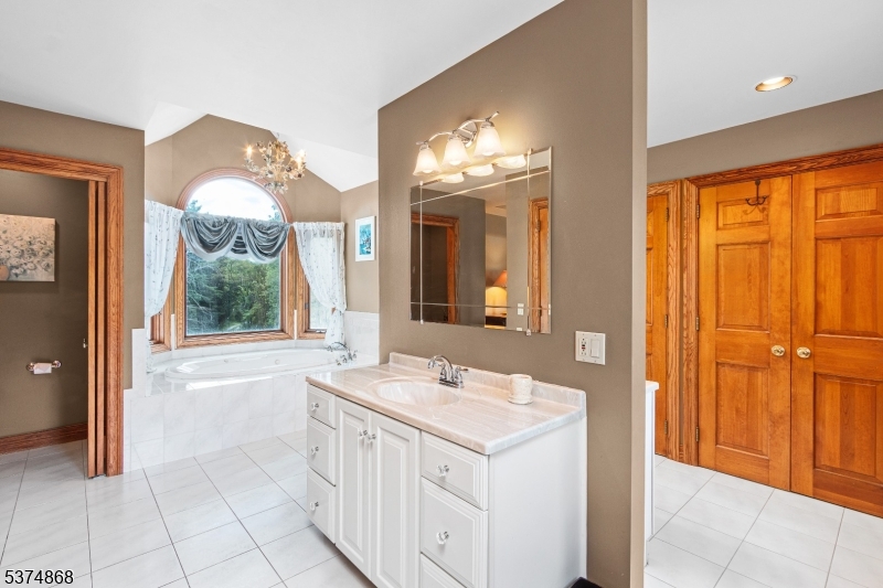 334 West Valley Brook Road Califon, NJ 07830 - Photo 21 of 44 a bathroom with a sink a vanity and a mirror