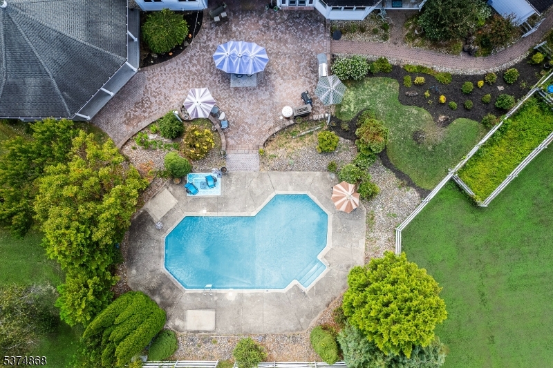 334 West Valley Brook Road Califon, NJ 07830 - Photo 33 of 44 an aerial view of a house with outdoor space