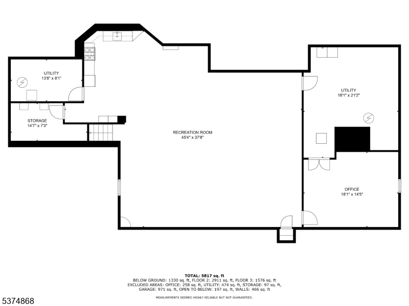 334 West Valley Brook Road Califon, NJ 07830 - Photo 43 of 44 a picture of a black and white wall