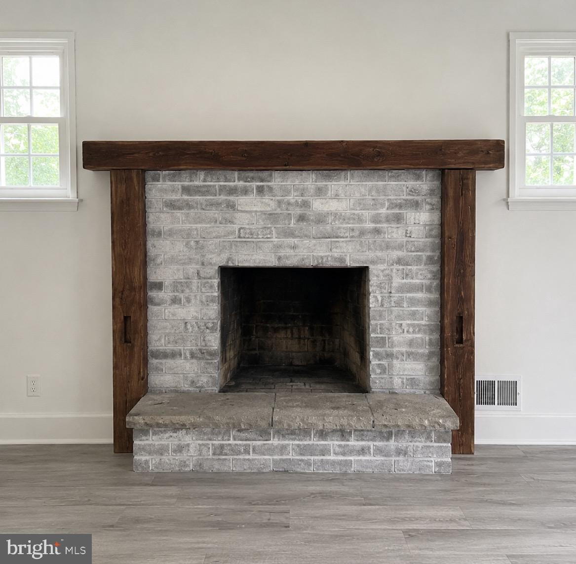 471 North Elmwood Road Marlton, NJ 08053 - Photo 5 of 26 Charming rustic fireplace centerpiece.
