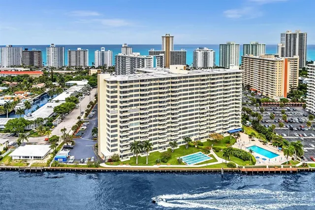 a view of a city from a building