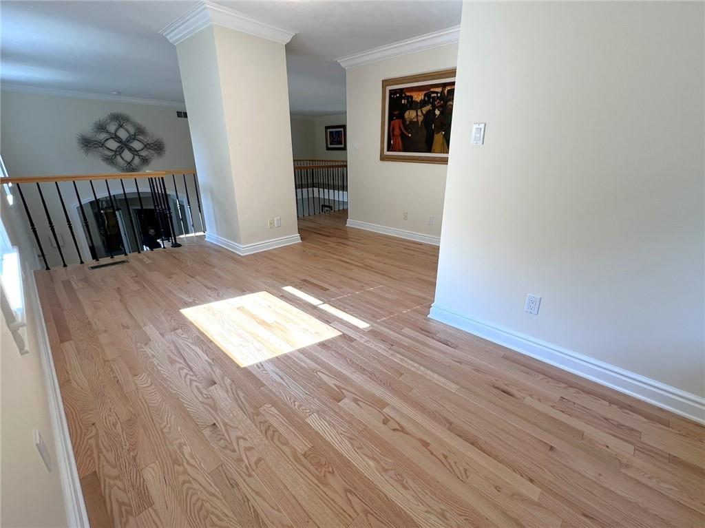 16 McDowell Road Ligonier Township, PA 15658 - Photo 24 of 50 Brand new hardwood flooring.. Upper Level reading area that could be a great work space for guests.