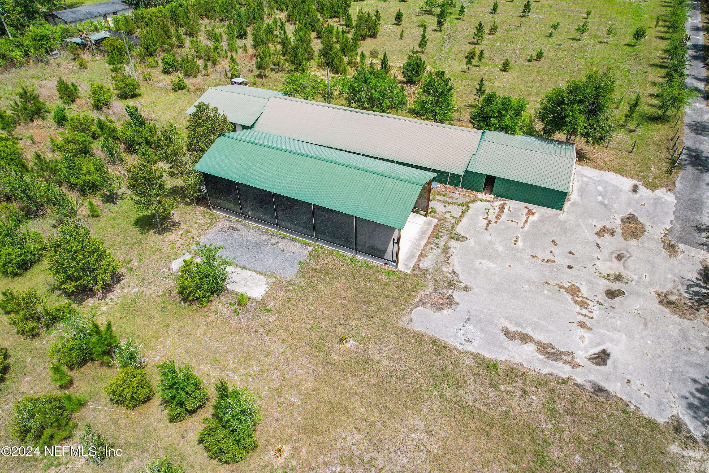 5465 County Road 218 Middleburg, FL 32068 - Photo 4 of 23 Aerial View of RV Storage and Pole Barn