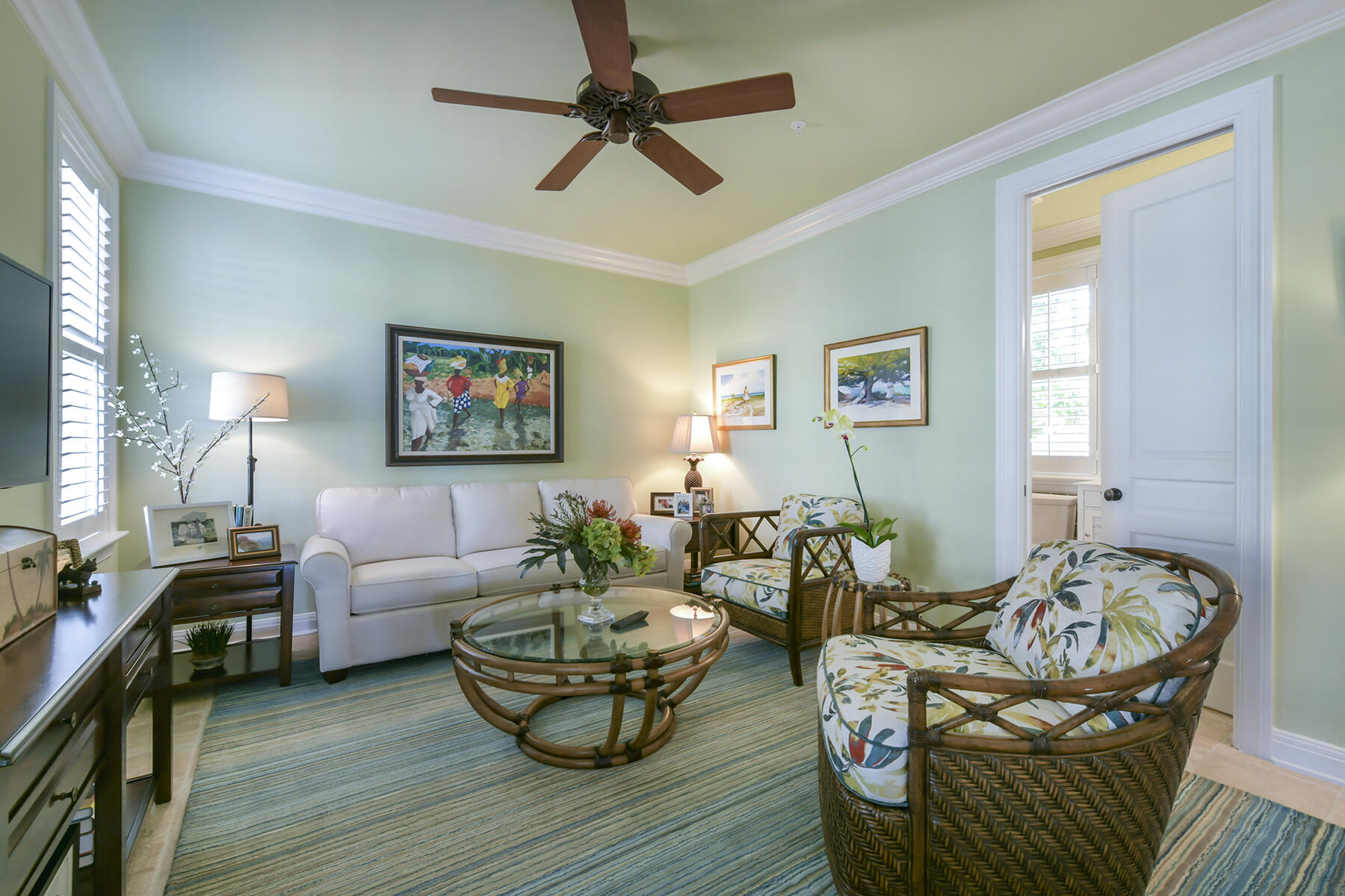 25 Sunset Key Drive Key West, FL 33040 - Photo 13 of 33 a living room with furniture and a wooden floor