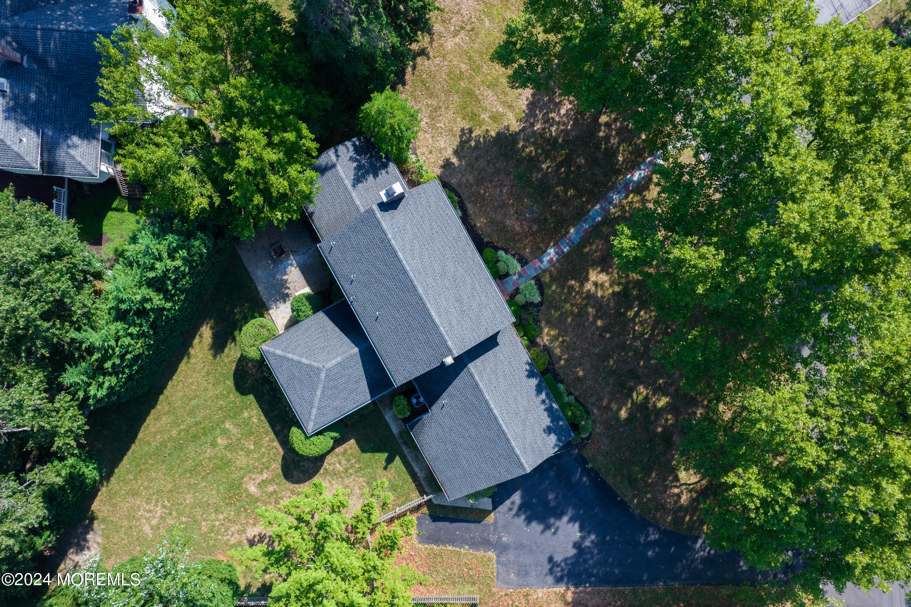 67 Rivers Edge Drive Little Silver, NJ 07739 - Photo 33 of 40 an aerial view of a house with a yard