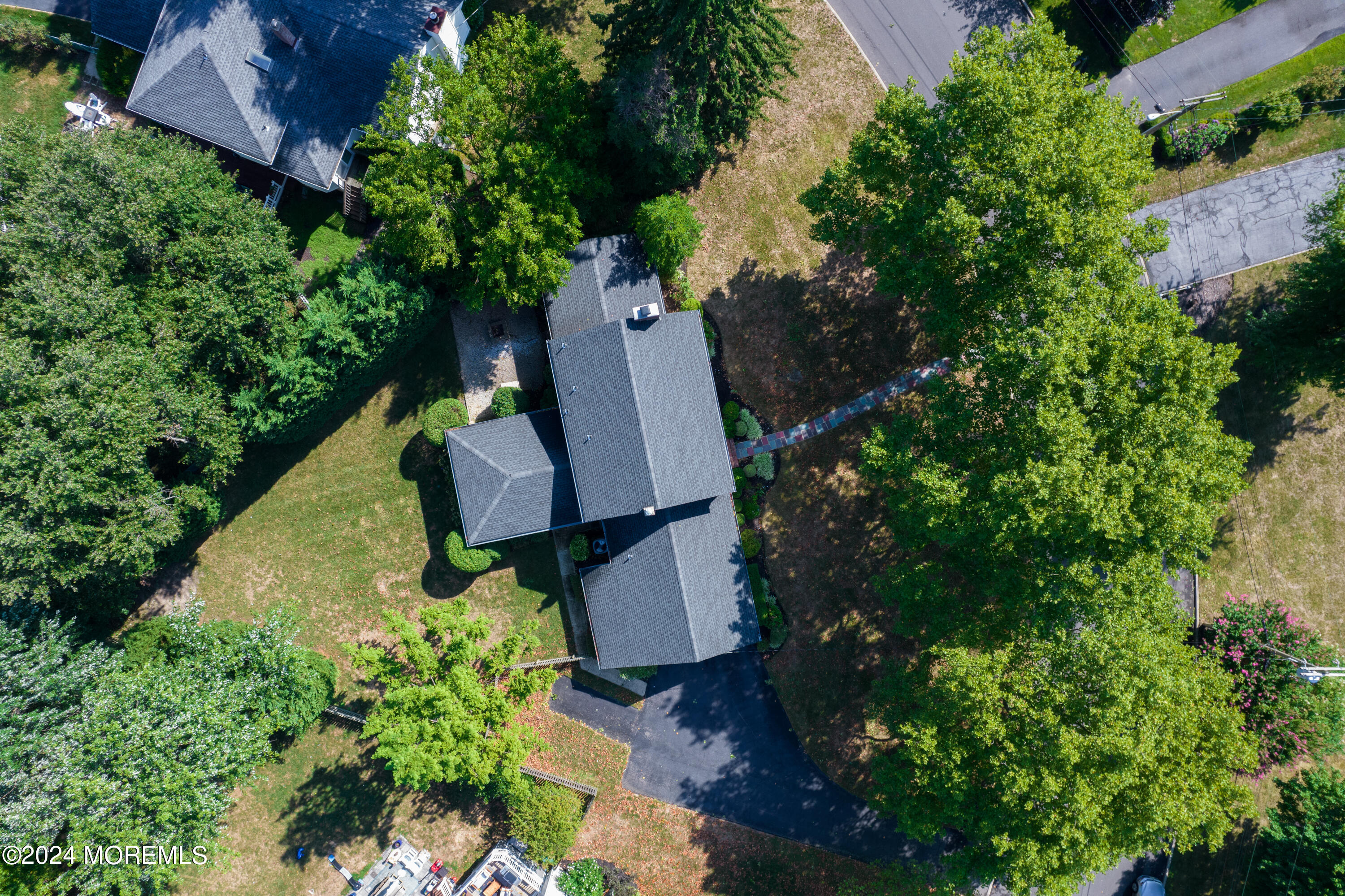 67 Rivers Edge Drive Little Silver, NJ 07739 - Photo 34 of 40 an aerial view of a house with a yard