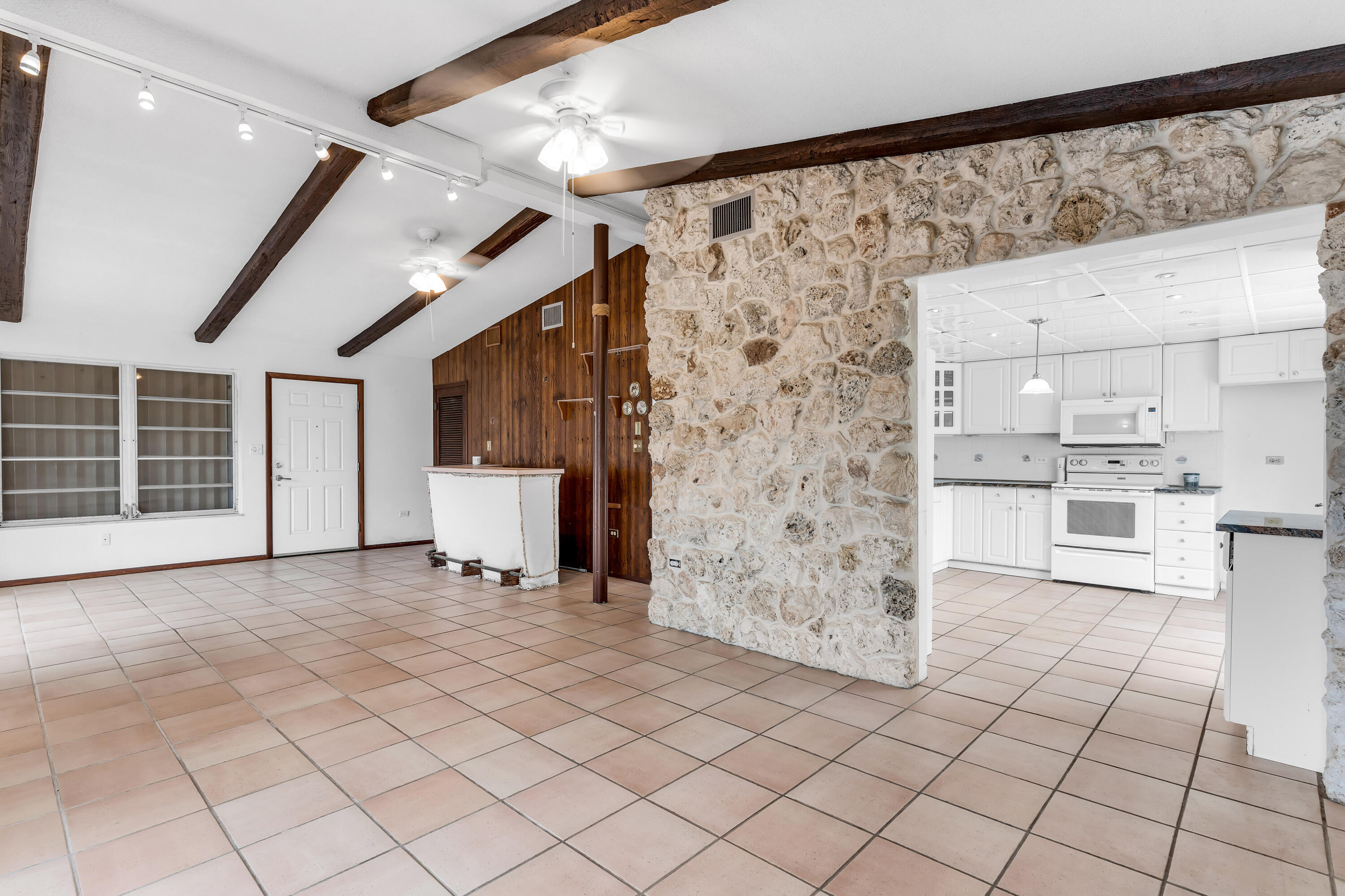 1502 Shaw Drive Key Largo, FL 33037 - Photo 13 of 42 a view of kitchen with refrigerator and cabinets