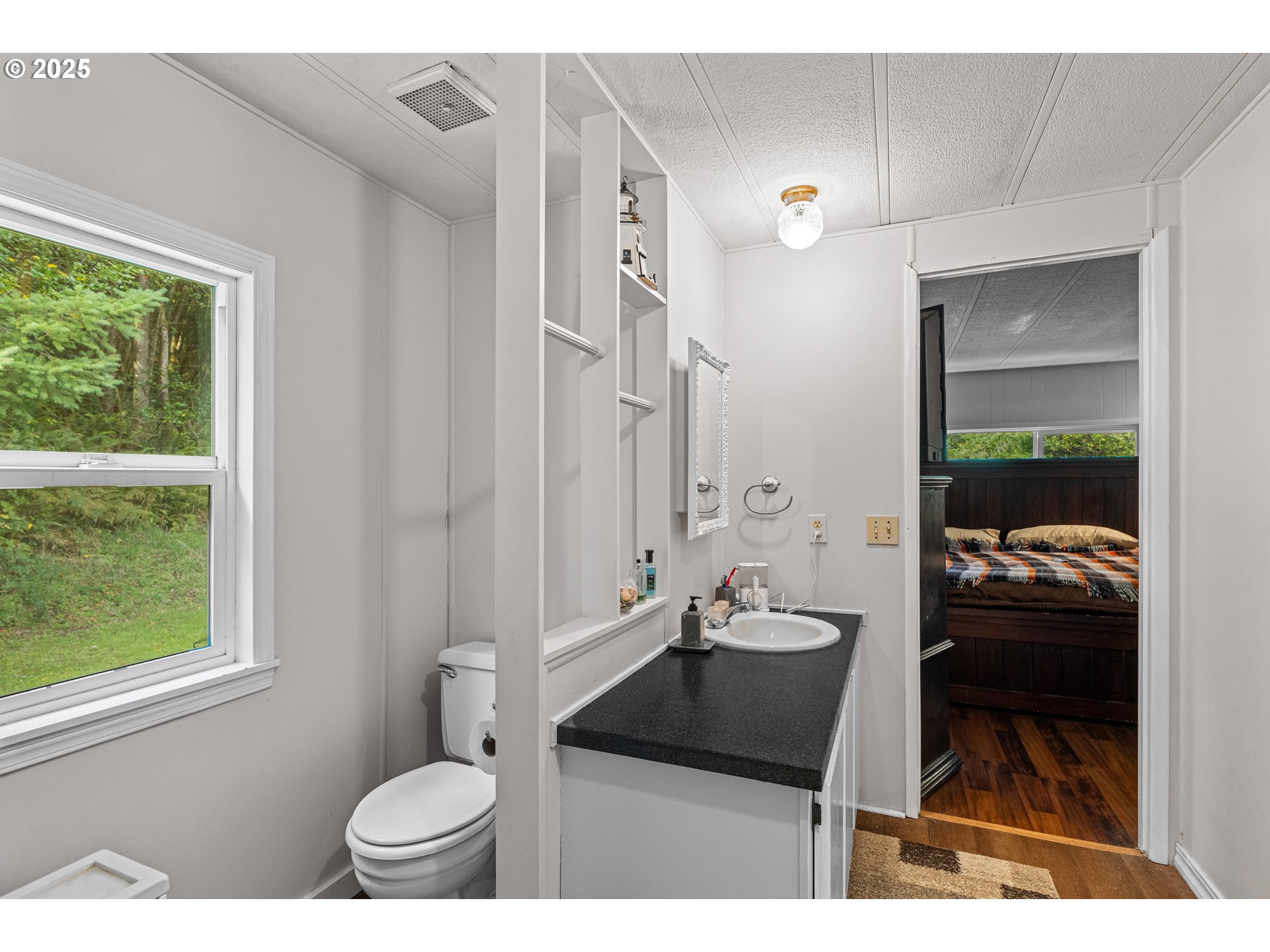 98785 Sitkum Lane Myrtle Point, OR 97458 - Photo 20 of 45 a bathroom with a sink vanity granite and toilet