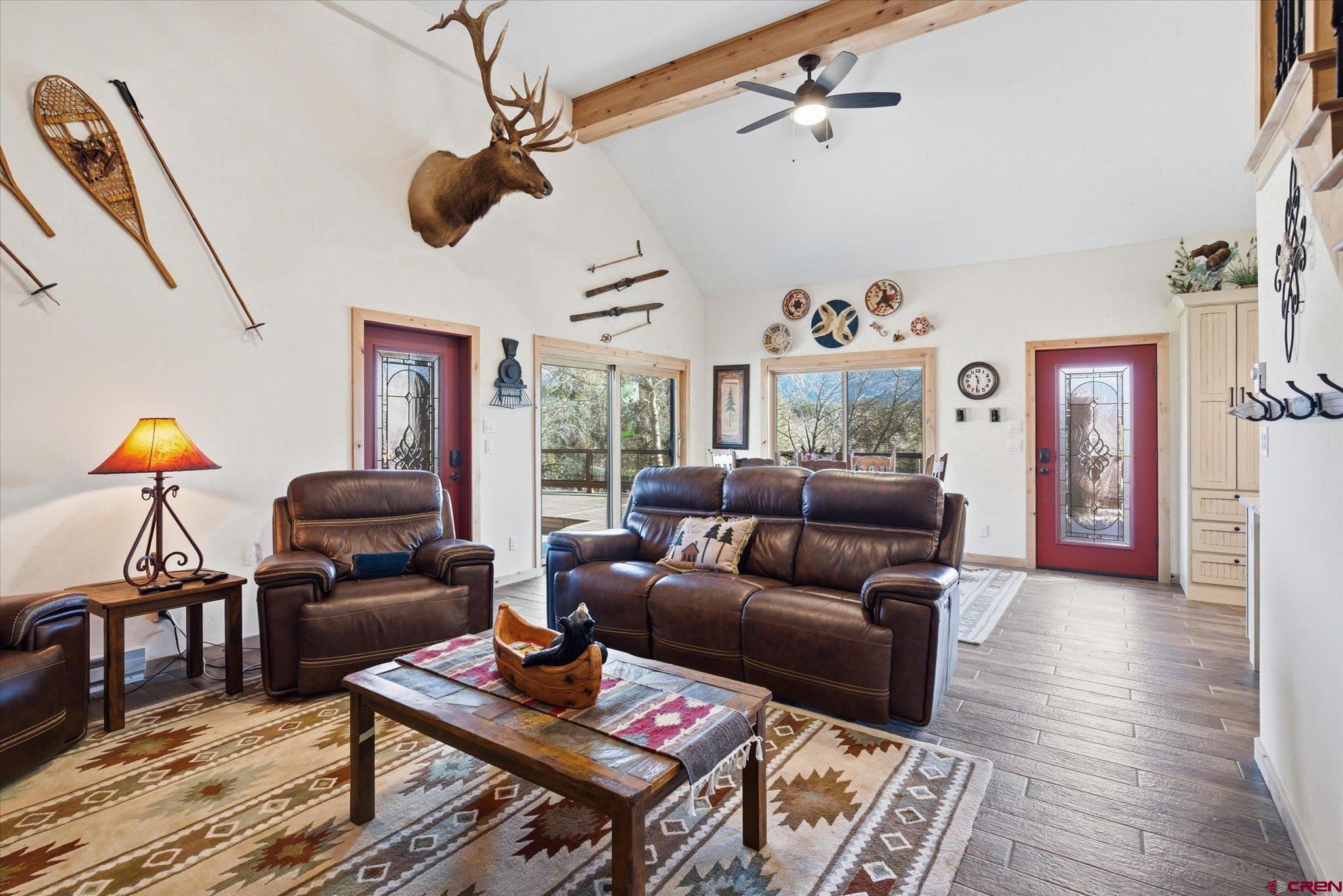 43681 Highway 550 Durango, CO 81301 - Photo 4 of 37 a living room with furniture and wooden floor