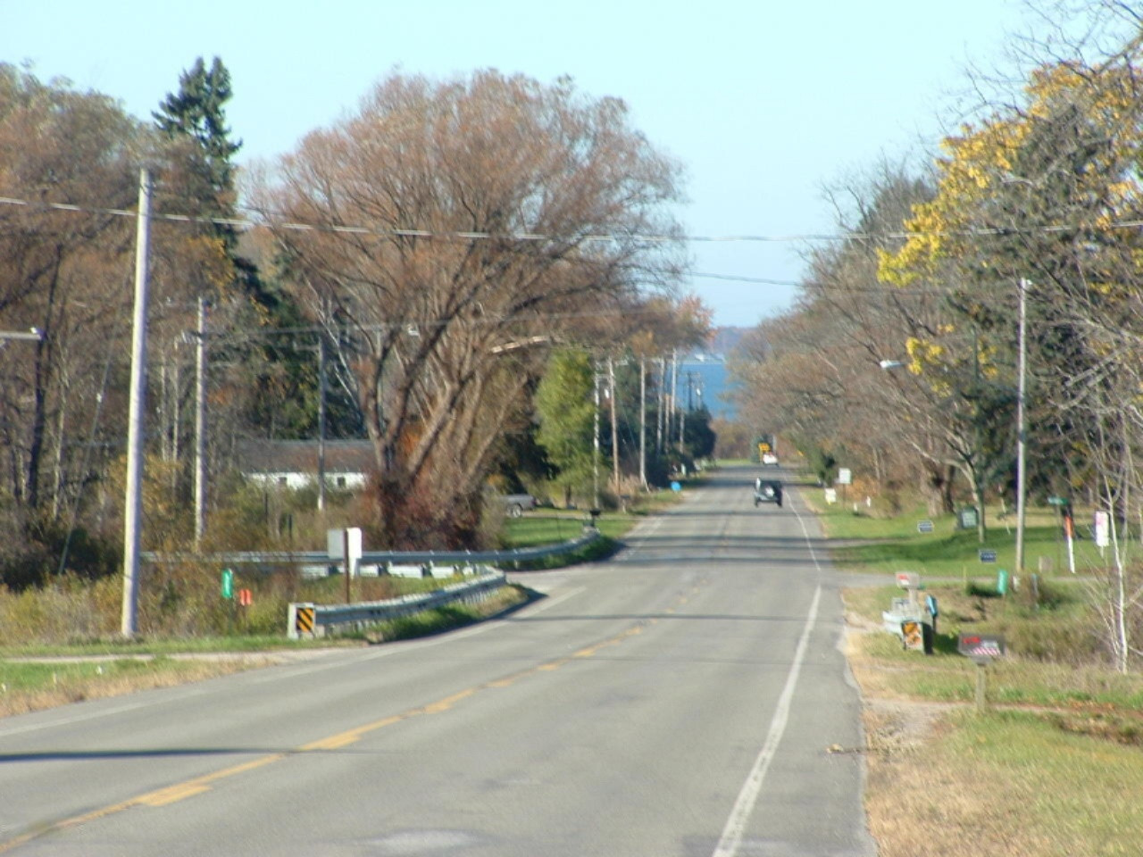 5802 8 Mile Road Onekama, MI 49675 - Photo 2 of 9 Looking west toward Portage Lake
