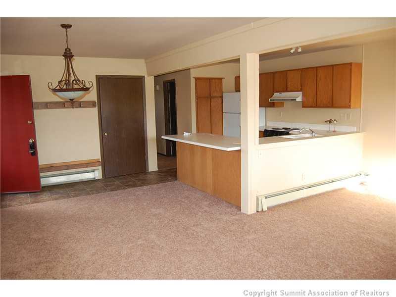 102 Salt Lick Circle, Unit 5 Silverthorne, CO 80498 - Photo 7 of 21 a view of kitchen with refrigerator and window