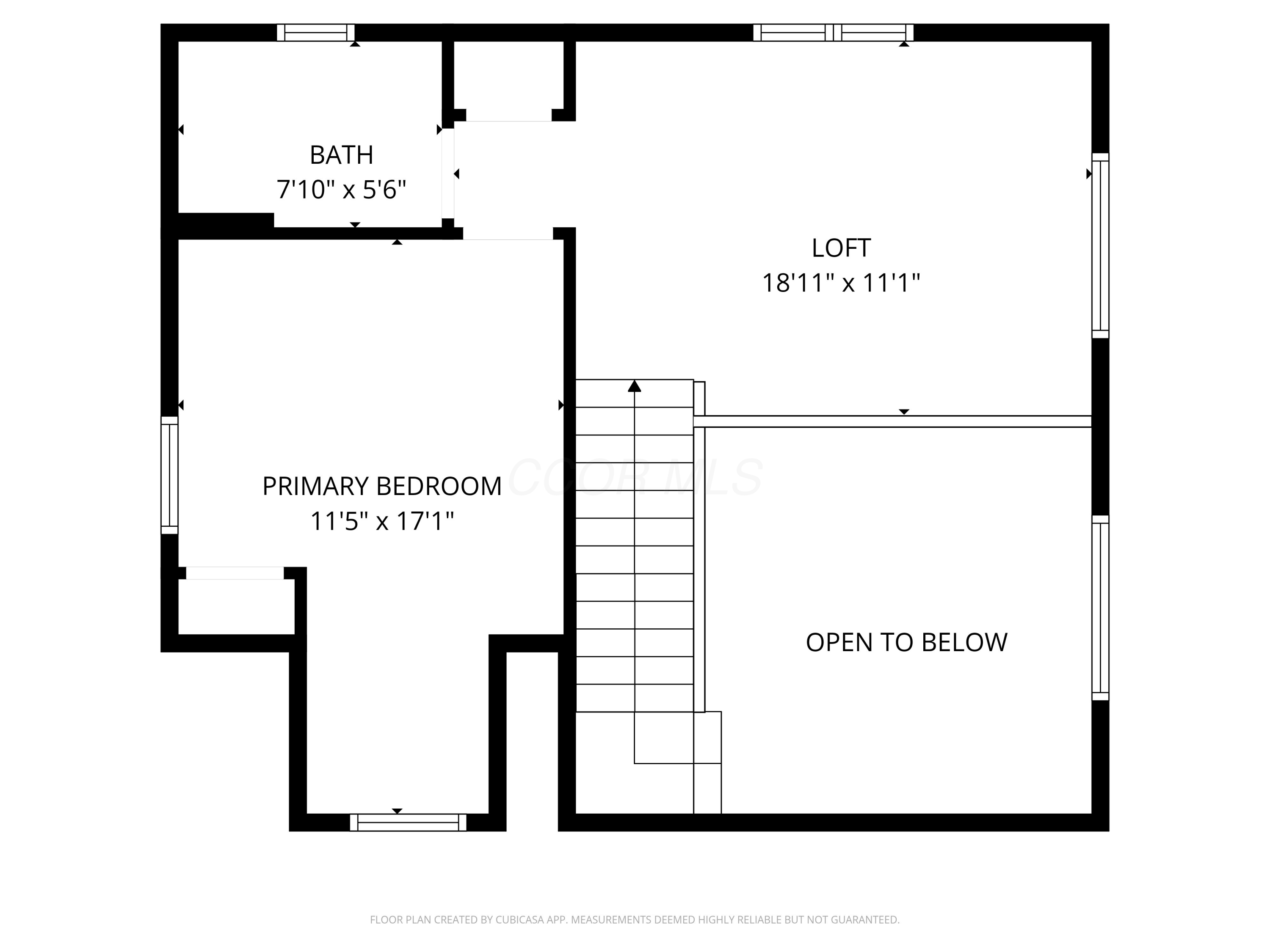 15399 Clapper Hollow Road Laurelville, OH 43135 - Photo 60 of 61 Floor Plan Upper Level - 15399 Clapper Hollow Rd *Floor plan and measurements are approximate and not guaranteed. Buyers should verify all dimensions.