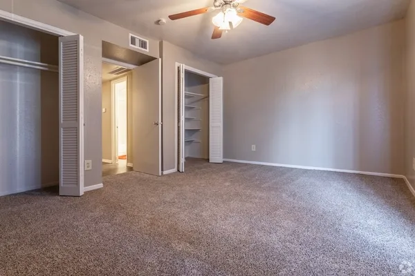 a view of a livingroom with a staircase