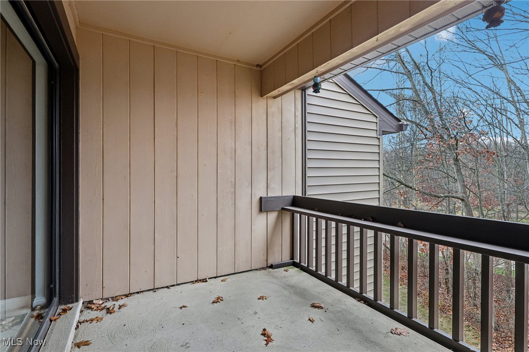 1105 Canyon View Road, Unit 305 Northfield, OH 44067 - Photo 15 of 16 Private Balcony