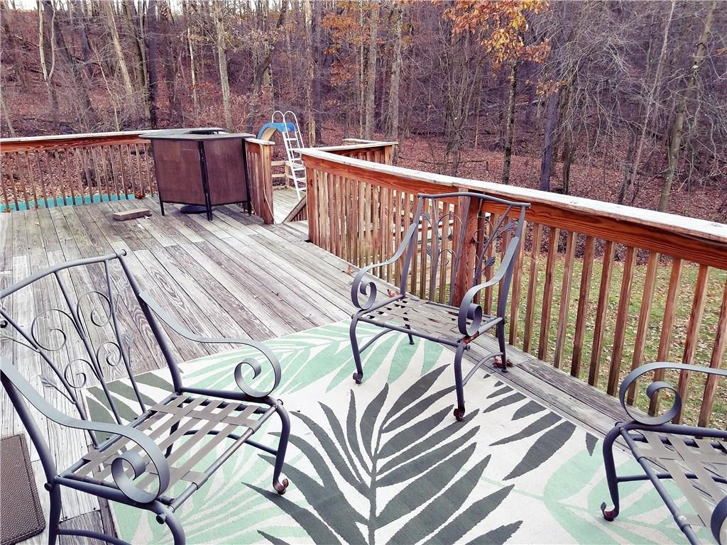 224 Stark Road Sarver, PA 16055 - Photo 20 of 25 Multi-tiered deck leads to swimming pool and amazing views.