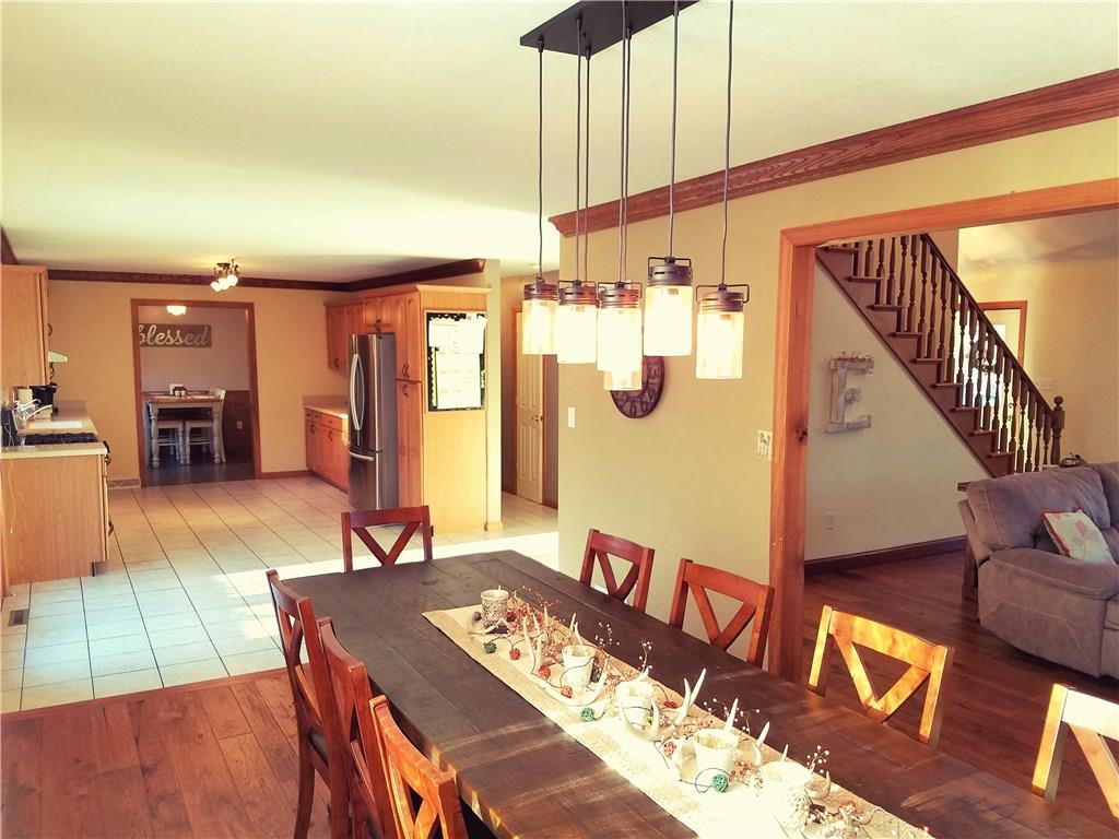 224 Stark Road Sarver, PA 16055 - Photo 4 of 25 Open concept floor plan offers large dining room, kitchen, 2nd dining room/office area, living room, powder room, and master suite.