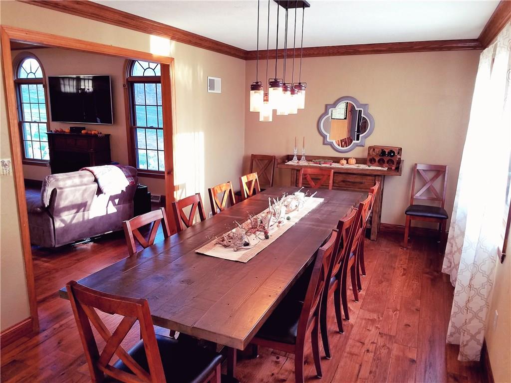 224 Stark Road Sarver, PA 16055 - Photo 8 of 25 The family currently enjoys this beautiful space as a formal dining room, however; in the past it has been used as a second living room since there is another dining room on this level.