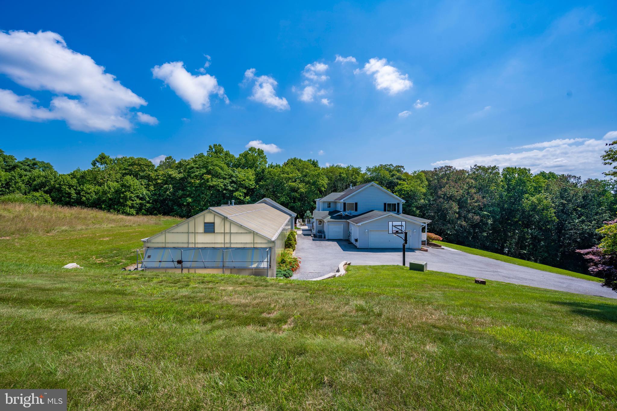 500 Morgan Station Road Woodbine, MD 21797 - Photo 75 of 79 Full view of pool, greenhouse and house